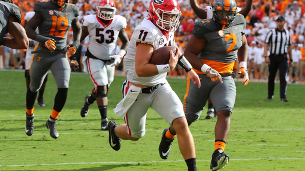 No. 7 Georgia rolls to 41-0 shutout of Tennessee (Sep 30, 2017)